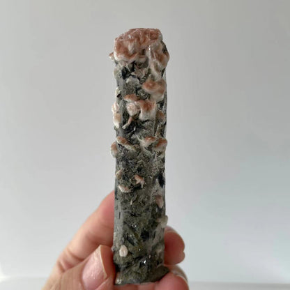 Inner Mongolia Crystal-Calcite Hematite Symbiotic Crystal